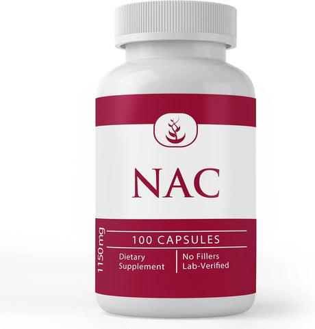 PURE ORIGINAL INGREDIENTS - Pure Original Ingredients N-Acetyl L-Cysteine NAC 100 Capsulas - The Red Vitamin MX - Suplementos Alimenticios - {{ shop.shopifyCountryName }}