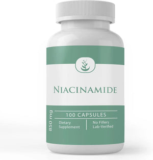 PURE ORIGINAL INGREDIENTS - Pure Original Ingredients Niacinamide 100 Capsulas - The Red Vitamin MX - Suplementos Alimenticios - {{ shop.shopifyCountryName }}