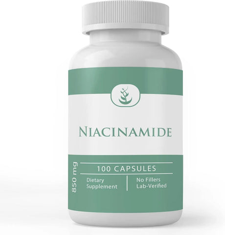 PURE ORIGINAL INGREDIENTS - Pure Original Ingredients Niacinamide 100 Capsulas - The Red Vitamin MX - Suplementos Alimenticios - {{ shop.shopifyCountryName }}