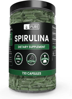 PURE ORIGINAL INGREDIENTS - PURE ORIGINAL INGREDIENTS Spirulina 730 Capsulas - The Red Vitamin MX - Suplementos Alimenticios - {{ shop.shopifyCountryName }}