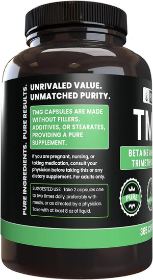 PURE ORIGINAL INGREDIENTS - Pure Original Ingredients TMG 365 Capsulas - The Red Vitamin MX - Suplementos Alimenticios - {{ shop.shopifyCountryName }}