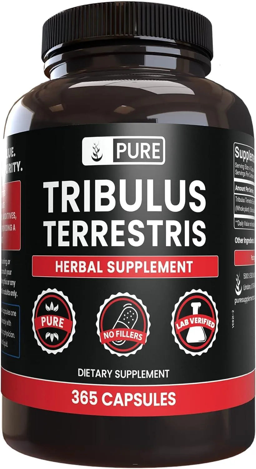 PURE ORIGINAL INGREDIENTS - Pure Original Ingredients Tribulus Terrestris 365 Capsulas - The Red Vitamin MX - Suplementos Alimenticios - {{ shop.shopifyCountryName }}