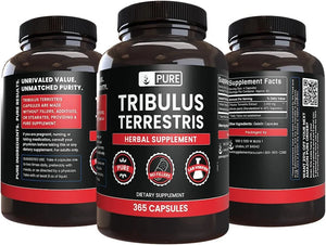 PURE ORIGINAL INGREDIENTS - Pure Original Ingredients Tribulus Terrestris 365 Capsulas - The Red Vitamin MX - Suplementos Alimenticios - {{ shop.shopifyCountryName }}