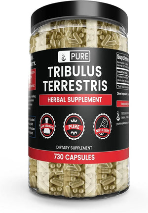 PURE ORIGINAL INGREDIENTS - Pure Original Ingredients Tribulus Terrestris 730 Capsulas - The Red Vitamin MX - Suplementos Alimenticios - {{ shop.shopifyCountryName }}