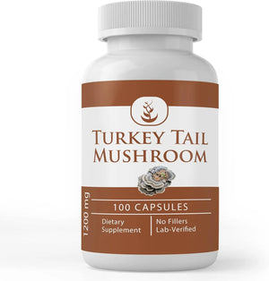 PURE ORIGINAL INGREDIENTS - Pure Original Ingredients Turkey Tail Mushroom 100 Capsulas - The Red Vitamin MX - Suplementos Alimenticios - {{ shop.shopifyCountryName }}