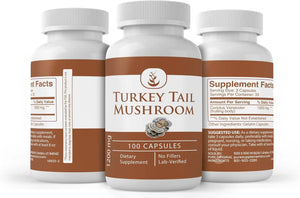 PURE ORIGINAL INGREDIENTS - Pure Original Ingredients Turkey Tail Mushroom 100 Capsulas - The Red Vitamin MX - Suplementos Alimenticios - {{ shop.shopifyCountryName }}