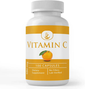 PURE ORIGINAL INGREDIENTS - Pure Original Ingredients Vitamin C 100 Capsulas - The Red Vitamin MX - Suplementos Alimenticios - {{ shop.shopifyCountryName }}