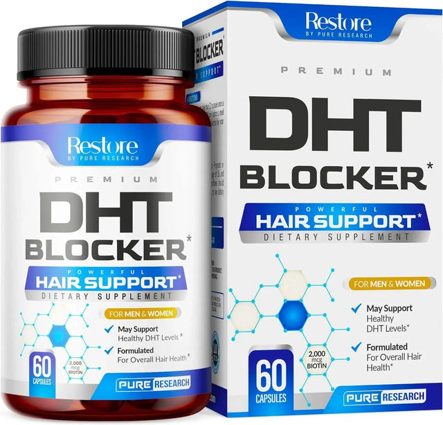 PURE RESEARCH - Pure Research DHT Blocker Hair Growth Support 60 Capsulas - The Red Vitamin MX - Suplementos Alimenticios - {{ shop.shopifyCountryName }}