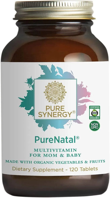 PURE SYNERGY - PURE SYNERGY PureNatal Prenatal Vitamin 120 Tabletas - The Red Vitamin MX - Suplementos Alimenticios - {{ shop.shopifyCountryName }}