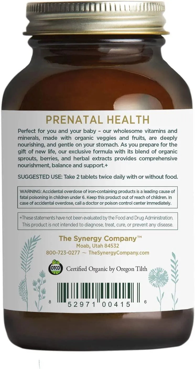 PURE SYNERGY - PURE SYNERGY PureNatal Prenatal Vitamin 120 Tabletas - The Red Vitamin MX - Suplementos Alimenticios - {{ shop.shopifyCountryName }}