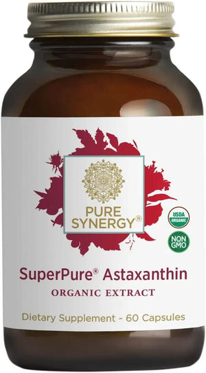 PURE SYNERGY - PURE SYNERGY SuperPure Astaxanthin Extract 60 Capsulas - The Red Vitamin MX - Suplementos Alimenticios - {{ shop.shopifyCountryName }}