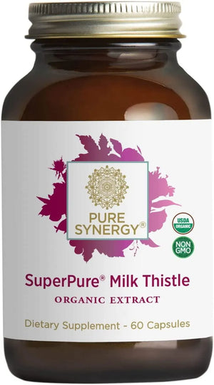 PURE SYNERGY - PURE SYNERGY SuperPure Milk Thistle Extract 60 Capsulas - The Red Vitamin MX - Suplementos Alimenticios - {{ shop.shopifyCountryName }}