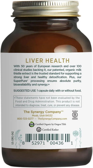 PURE SYNERGY - PURE SYNERGY SuperPure Milk Thistle Extract 60 Capsulas - The Red Vitamin MX - Suplementos Alimenticios - {{ shop.shopifyCountryName }}