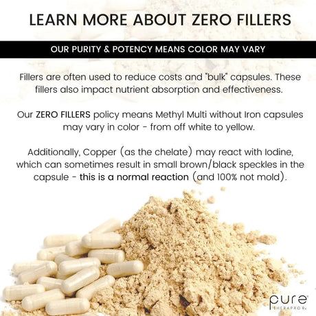 PURE THERAPRO RX - Pure Therapro Rx Methyl Multi Without Iron 120 Capsulas - The Red Vitamin MX - Suplementos Alimenticios - {{ shop.shopifyCountryName }}