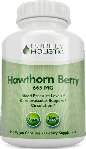 PURELY HOLISTIC - Purely Holistic Hawthorn Berry Capsules 665Mg. 150 Capsulas - The Red Vitamin MX - Suplementos Alimenticios - {{ shop.shopifyCountryName }}