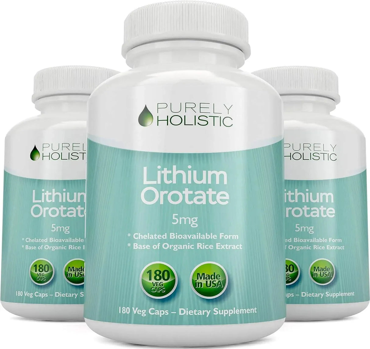 PURELY HOLISTIC - Purely Holistic Lithium Orotate 5Mg. 180 Capsulas - The Red Vitamin MX - Suplementos Alimenticios - {{ shop.shopifyCountryName }}