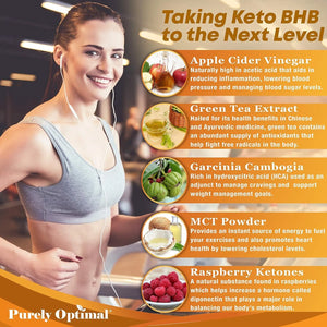 PURELY OPTIMAL - Purely Optimal Keto Pills + Apple Cider Vinegar 90 Capsulas - The Red Vitamin MX - Suplementos Alimenticios - {{ shop.shopifyCountryName }}