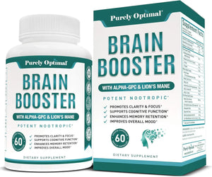 PURELY OPTIMAL - Purely Optimal Nootropic Brain Booster 60 Capsulas - The Red Vitamin MX - Suplementos Alimenticios - {{ shop.shopifyCountryName }}