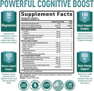 PURELY OPTIMAL - Purely Optimal Nootropic Brain Booster 60 Capsulas - The Red Vitamin MX - Suplementos Alimenticios - {{ shop.shopifyCountryName }}