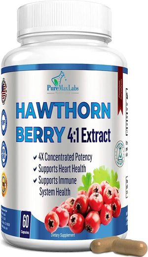 PUREMAX LABS - PureMax Labs Hawthorn Berry 4:1 Extract 2660Mg. 60 Capsulas - The Red Vitamin MX - Suplementos Alimenticios - {{ shop.shopifyCountryName }}