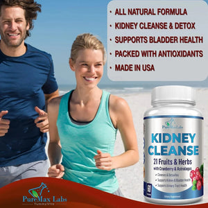 PUREMAX LABS - PureMax Labs Herbal Kidney Cleanse 60 Capsulas - The Red Vitamin MX - Suplementos Alimenticios - {{ shop.shopifyCountryName }}