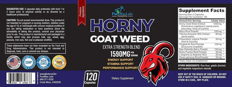 PUREMAX LABS - PureMax Labs Horny Goat Weed Extra Strength 120 Capsulas - The Red Vitamin MX - Suplementos Alimenticios - {{ shop.shopifyCountryName }}