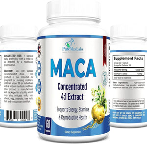 PUREMAX LABS - PureMax Labs Maca Root 60 Capsulas - The Red Vitamin MX - Suplementos Alimenticios - {{ shop.shopifyCountryName }}