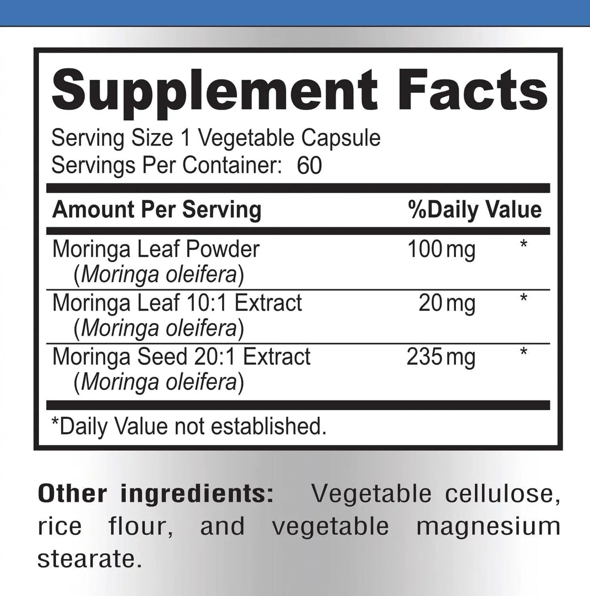 PUREMAX LABS - PureMax Labs Moringa 5000Mg. 60 Capsulas - The Red Vitamin MX - Suplementos Alimenticios - {{ shop.shopifyCountryName }}