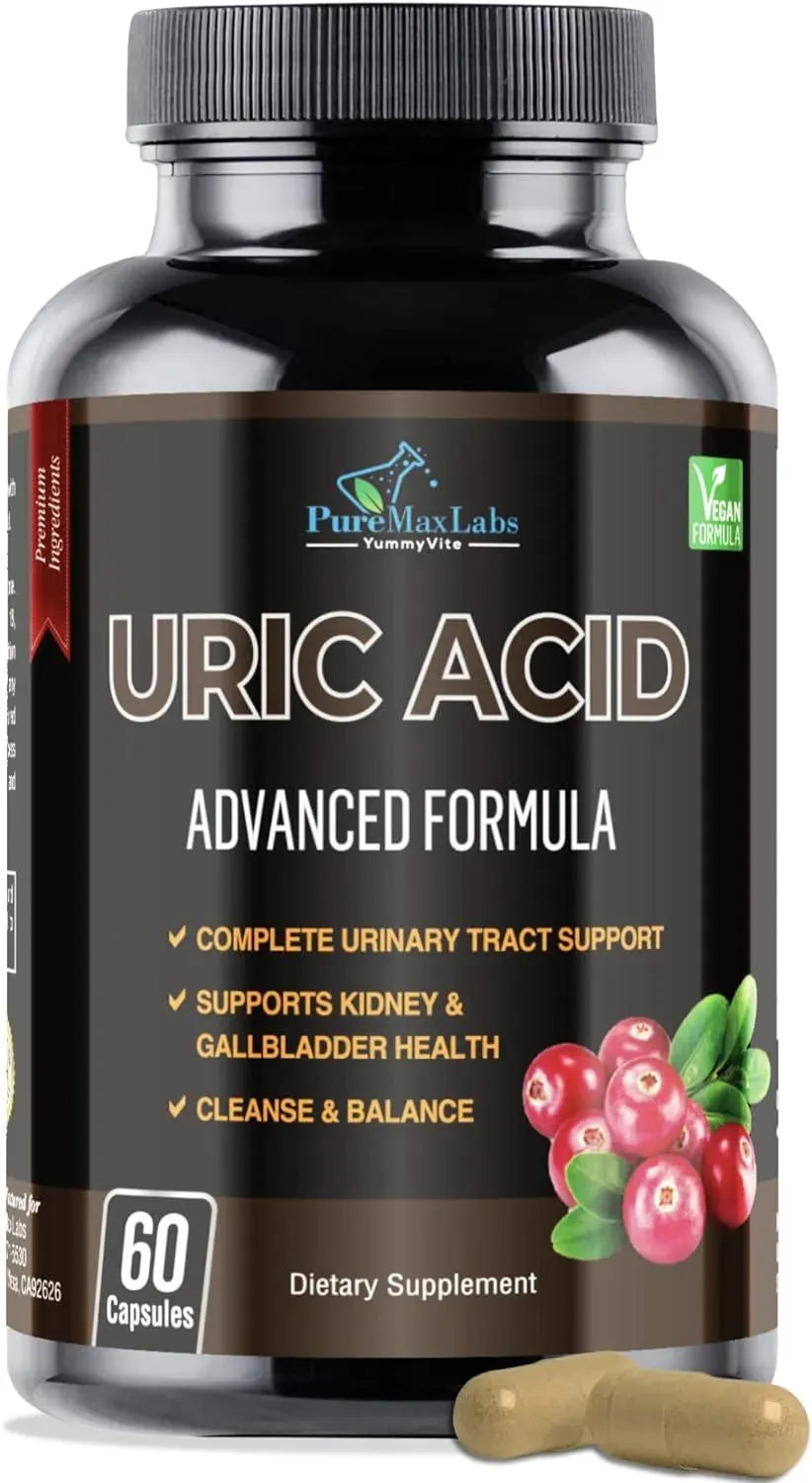 PUREMAX LABS - PureMax Labs Uric Acid Advanced Formula 60 Capsulas - The Red Vitamin MX - Suplementos Alimenticios - {{ shop.shopifyCountryName }}