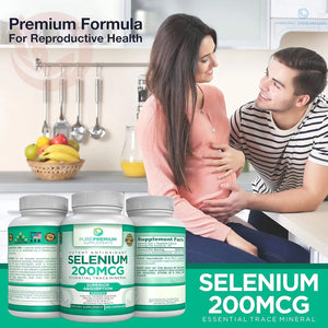 PUREPREMIUM SUPPLEMENTS - PurePremium Organic Selenium 200mcg 100 Capsulas - The Red Vitamin MX - Suplementos Alimenticios - {{ shop.shopifyCountryName }}