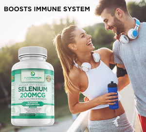 PUREPREMIUM SUPPLEMENTS - PurePremium Organic Selenium 200mcg 100 Capsulas - The Red Vitamin MX - Suplementos Alimenticios - {{ shop.shopifyCountryName }}