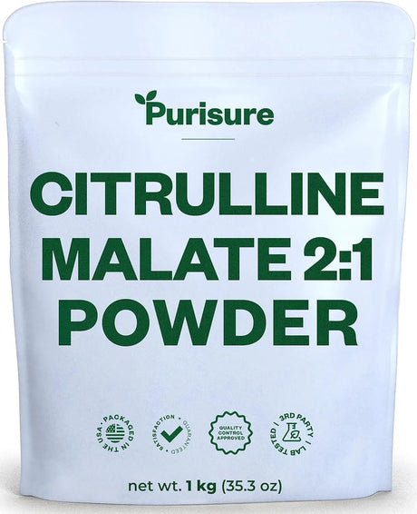 PURISURE - Purisure Citrulline Malate 2:1 Powder 1Kg. - The Red Vitamin MX - Suplementos Alimenticios - {{ shop.shopifyCountryName }}