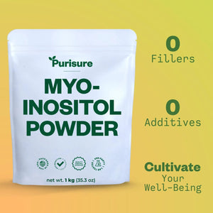 PURISURE - Purisure Myo-Inositol Powder 1Kg. - The Red Vitamin MX - Suplementos Alimenticios - {{ shop.shopifyCountryName }}