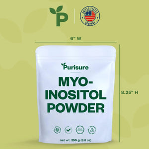 PURISURE - Purisure Myo Inositol Powder 250Gr. - The Red Vitamin MX - Suplementos Alimenticios - {{ shop.shopifyCountryName }}