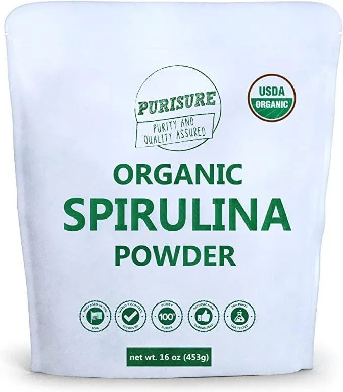 PURISURE - Purisure Spirulina Powder 453Gr. - The Red Vitamin MX - Suplementos Alimenticios - {{ shop.shopifyCountryName }}