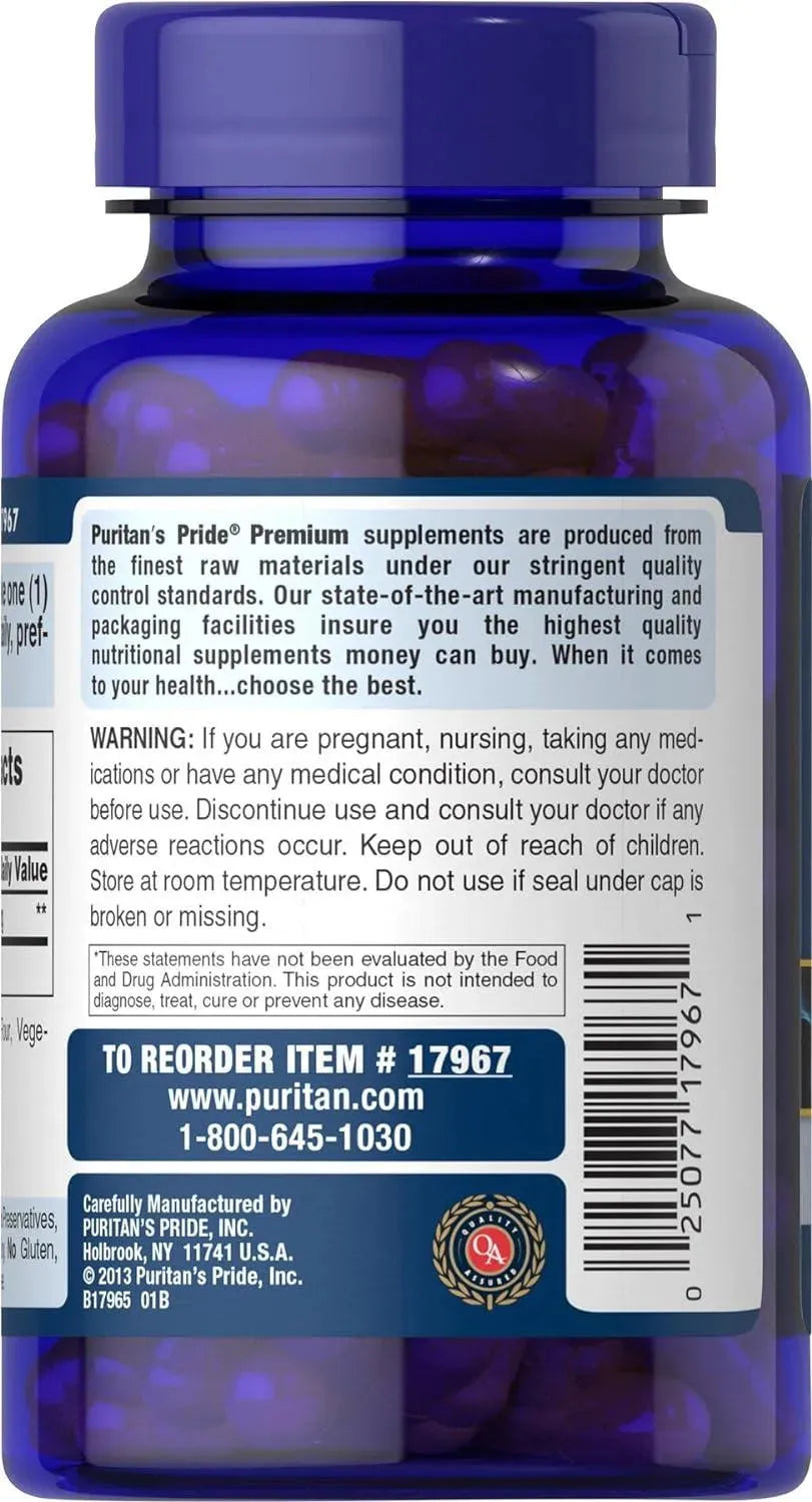 PURITAN'S PRIDE - Puritan's Pride Alpha Lipoic Acid 600Mg. 120 Capsulas - The Red Vitamin MX - Suplementos Alimenticios - {{ shop.shopifyCountryName }}