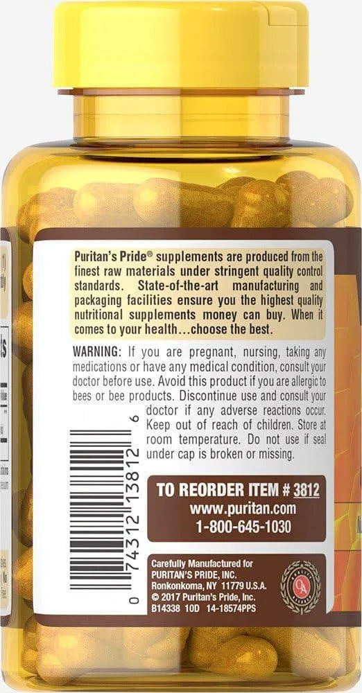 PURITAN'S PRIDE - Puritan's Pride Bee Propolis 500Mg. 100 Capsulas - The Red Vitamin MX - Suplementos Alimenticios - {{ shop.shopifyCountryName }}