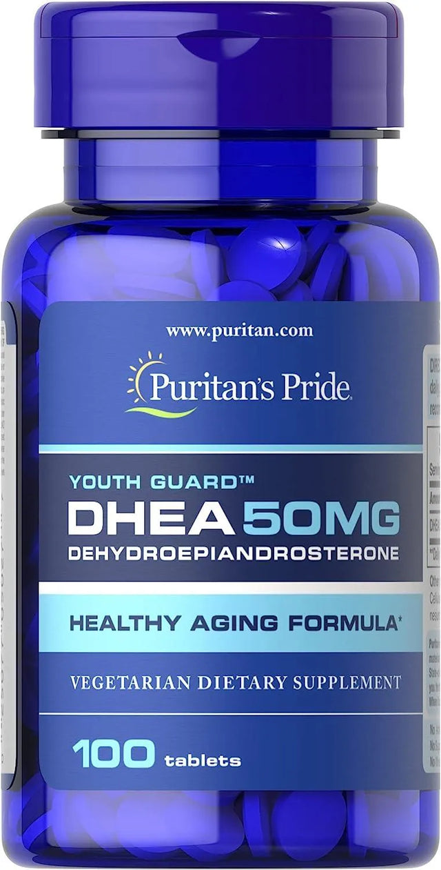 PURITAN'S PRIDE - Puritan's Pride DHEA 50Mg. 100 Tabletas - The Red Vitamin MX - Suplementos Alimenticios - {{ shop.shopifyCountryName }}