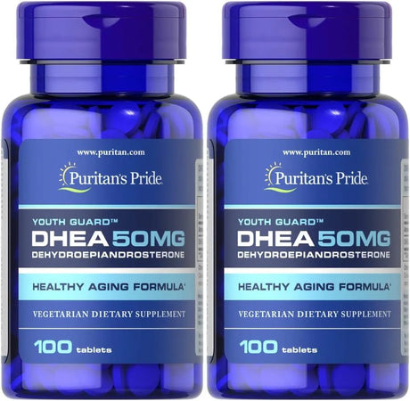 PURITAN'S PRIDE - Puritan's Pride DHEA 50Mg. 200 Tabletas - The Red Vitamin MX - Suplementos Alimenticios - {{ shop.shopifyCountryName }}