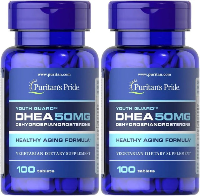 PURITAN'S PRIDE - Puritan's Pride DHEA 50Mg. 200 Tabletas - The Red Vitamin MX - Suplementos Alimenticios - {{ shop.shopifyCountryName }}