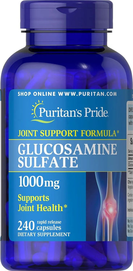 PURITAN'S PRIDE - Puritan's Pride Glucosamine HCI 680Mg. 240 Capsulas - The Red Vitamin MX - Suplementos Alimenticios - {{ shop.shopifyCountryName }}