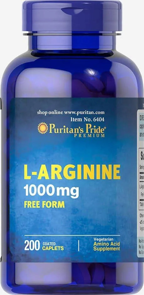 PURITAN'S PRIDE - Puritan's Pride L-Arginine 1000Mg. 200 Tabletas - The Red Vitamin MX - Suplementos Alimenticios - {{ shop.shopifyCountryName }}