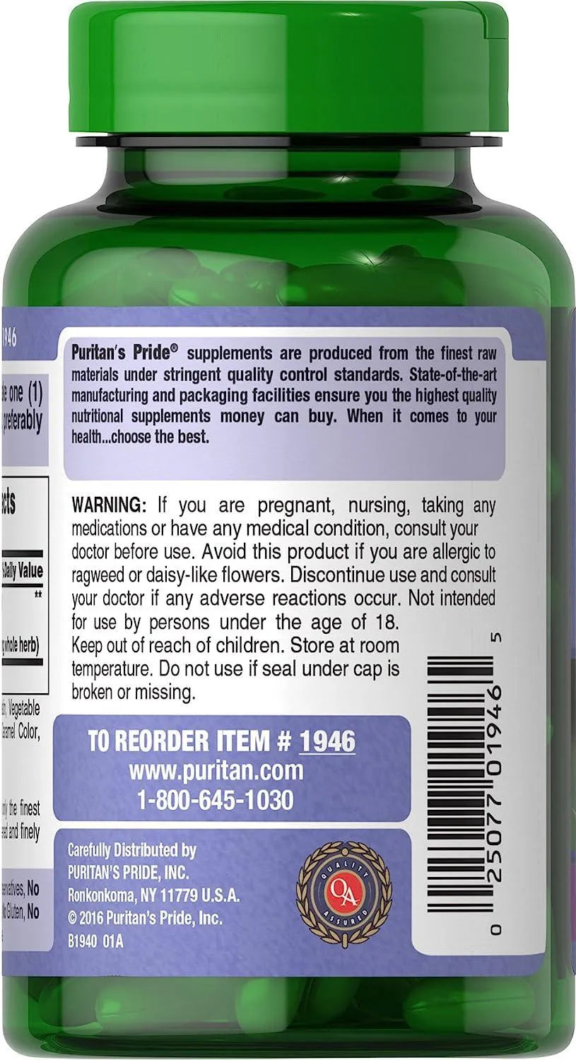 PURITAN'S PRIDE - Puritan's Pride Milk Thistle 4:1 Extract 1000Mg. 180 Capsulas Blandas - The Red Vitamin MX - Suplementos Alimenticios - {{ shop.shopifyCountryName }}