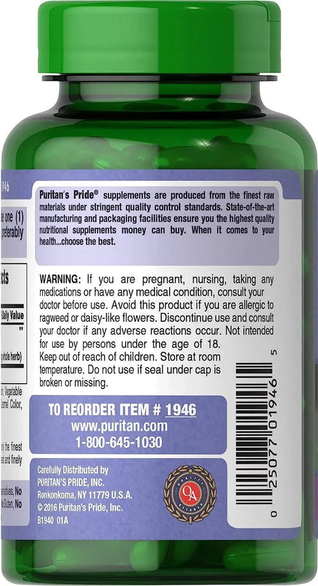 PURITAN'S PRIDE - Puritan's Pride Milk Thistle 4:1 Extract 1000Mg. 180 Capsulas Blandas - The Red Vitamin MX - Suplementos Alimenticios - {{ shop.shopifyCountryName }}