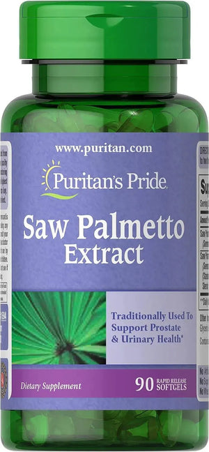 PURITAN'S PRIDE - Puritan's Pride Saw Palmetto 250Mg. 90 Capsulas Blandas - The Red Vitamin MX - Suplementos Alimenticios - {{ shop.shopifyCountryName }}