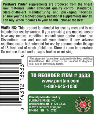 PURITAN'S PRIDE - Puritan's Pride Saw Palmetto 450Mg. 200 Capsulas - The Red Vitamin MX - Suplementos Alimenticios - {{ shop.shopifyCountryName }}