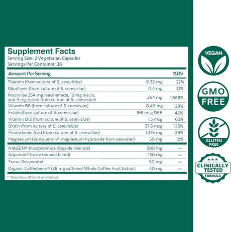 QUALIA - Qualia NAD+ 56 Capsulas - The Red Vitamin MX - Suplementos Alimenticios - {{ shop.shopifyCountryName }}