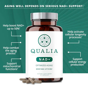 QUALIA - Qualia NAD+ 56 Capsulas - The Red Vitamin MX - Suplementos Alimenticios - {{ shop.shopifyCountryName }}