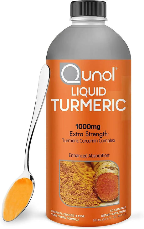 QUNOL - Qunol Liquid Turmeric Curcumin with Black Pepper 1000Mg. 60 Servicios 900Ml. - The Red Vitamin MX - Suplementos Alimenticios - {{ shop.shopifyCountryName }}