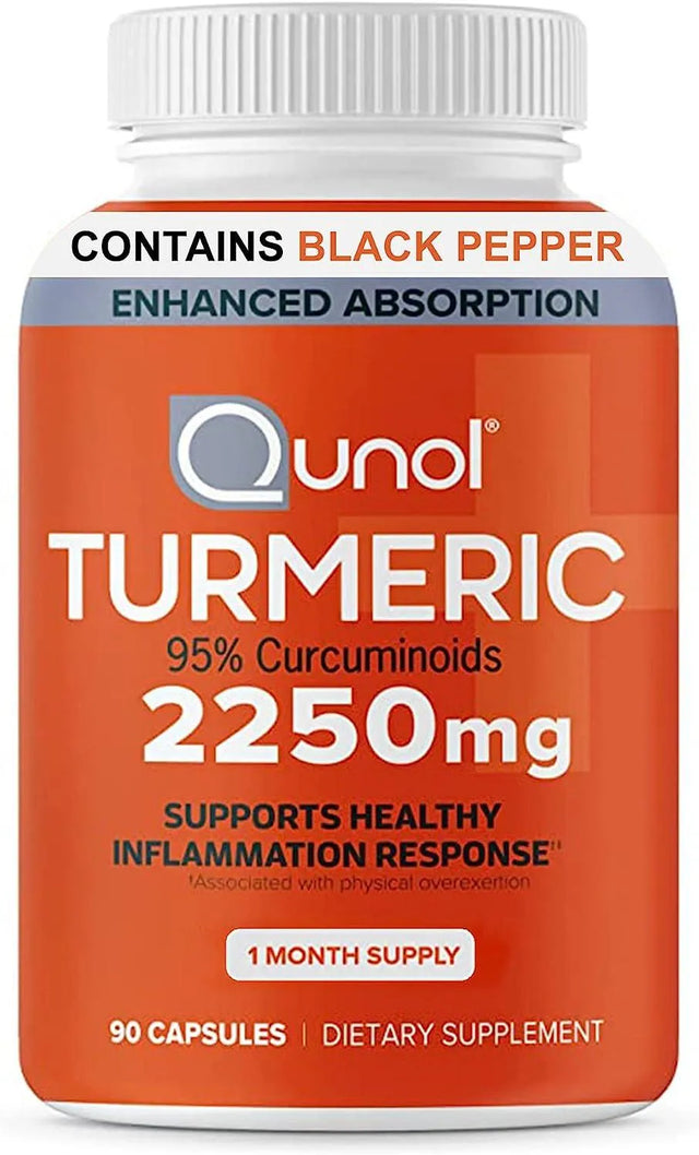 QUNOL - Qunol Turmeric Curcumin with Black Pepper 2250Mg. 90 Capsulas - The Red Vitamin MX - Suplementos Alimenticios - {{ shop.shopifyCountryName }}